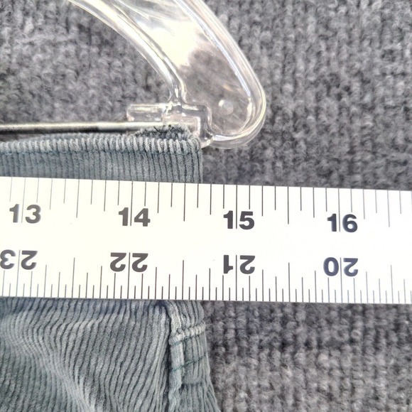 We The Free Women's Skinny Leg Corduroy Jeans Blue 27 Button Fly 5-Pocket - Picture 11 of 12